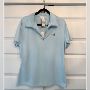 NWT NIKE GOLF DRY FIT UNC CAROLINA BLUE GOLF POLO SHIRT CHAPEL HILL UNC